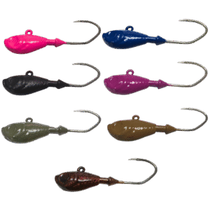 Ultra Minnow Bass Fishing Jig Victory V Loc Heavy Hook Powder Coated Multiple Colors