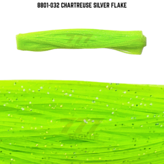8801-032 Chartreuse Silver Flake Skirt Tab