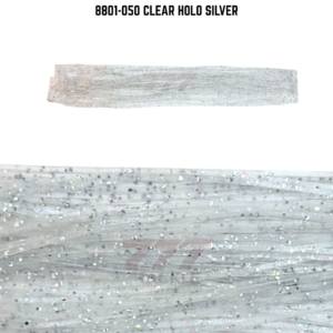 8801-050 Clear Holo Silver Skirt Tab