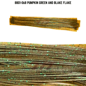 8801-068 Pumpkin Green & Black Flake Skirt Tab