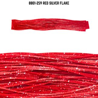 8801-259 Red Silver Flake Skirt Tab