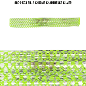 8804-503 Sil A Chrome Chartreuse Silver Skirt Tab