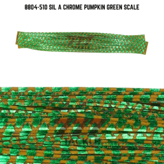 8804-510 Sil A Chrome Pumpkin Green Scale Skirt Tab