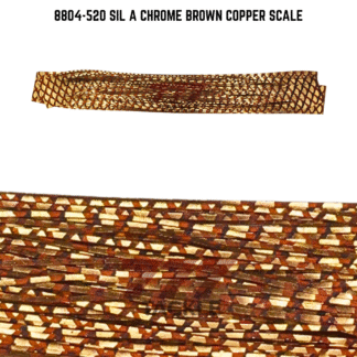 8804-520 Sil A Chrome Brown Copper Scale Skirt Tab