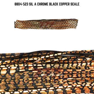 8804-523 Sil A Chrome Black Copper Scale Skirt Tab