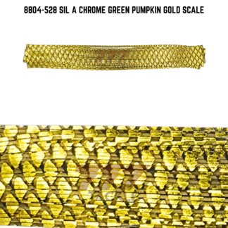 8804-528 Sil A Chrome Green Pumpkin Gold Scale Skirt Tab