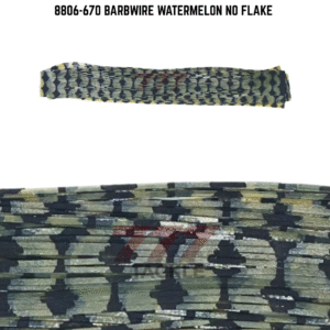 8806-670 Barbwire Watermelon No Flake Skirt Tab