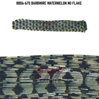 8806-670 Barbwire Watermelon No Flake Skirt Tab