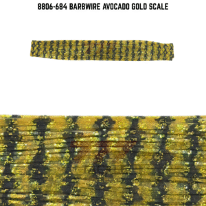 8806-684 Barbwire Avocado Gold Scale Skirt Tab