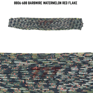 8806-688 Barbwire Watermelon Red Flake Skirt Tab