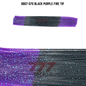 8807-070 Black Purple Fire Tip Skirt Tab