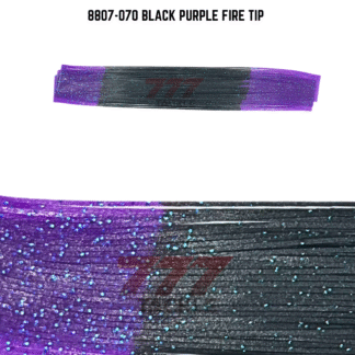 8807-070 Black Purple Fire Tip Skirt Tab