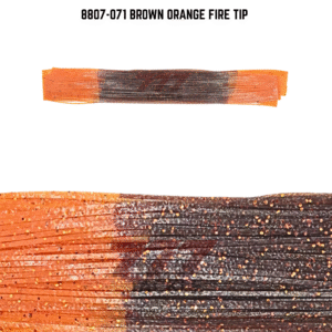 8807-071 Brown Orange Fire Tip Skirt Tab