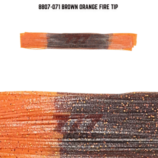 8807-071 Brown Orange Fire Tip Skirt Tab
