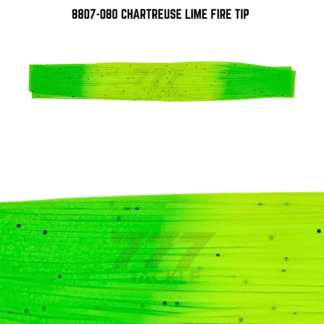 8807-080 Chartreuse Lime Fire Tip Skirt Tab