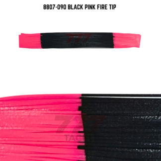 8807-090 Black Pink Fire Tip Skirt Tab
