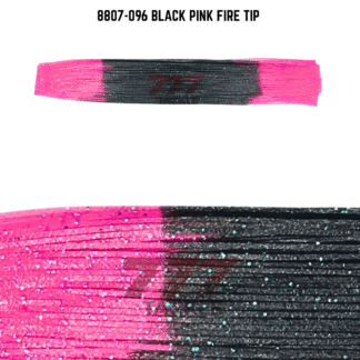 8807-096 Black Pink Fire Tip Skirt Tab