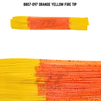 8807-097 Orange Yellow Fire Tip Skirt Tab