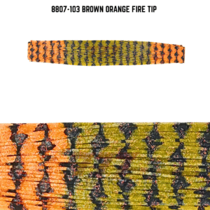 8807-103 Brown Orange Fire Tip Skirt Tab