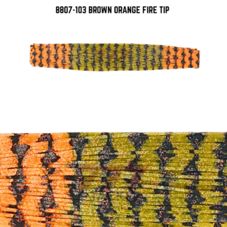 8807-103 Brown Orange Fire Tip Skirt Tab