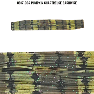 8817-204 Pumpkin Chartreuse Barbwire Skirt Tab