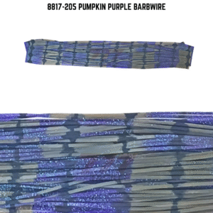 8817-205 Pumpkin Purple Barbwire Skirt Tab