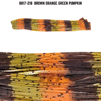 8817-218 Brown Orange Green Pumpkin Skirt Tab