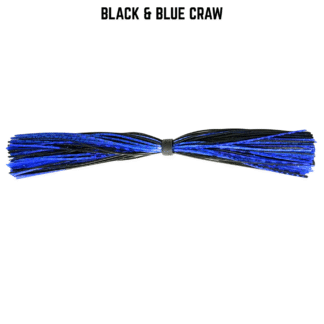 Banded Skirt Black & Blue Craw 5 Pack