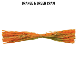 Banded Skirt Orange & Green Craw 5 Pack