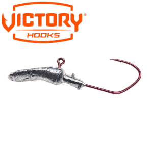 Grave Digger Bass Fishing Jig Red Victory V Loc Hook